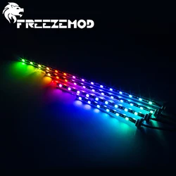 FREEZEMOD 5V ARGB LED Light Strip For Computer Water Cooling Water Tank Reservoir Light Bar,Motherboard Aura Sync