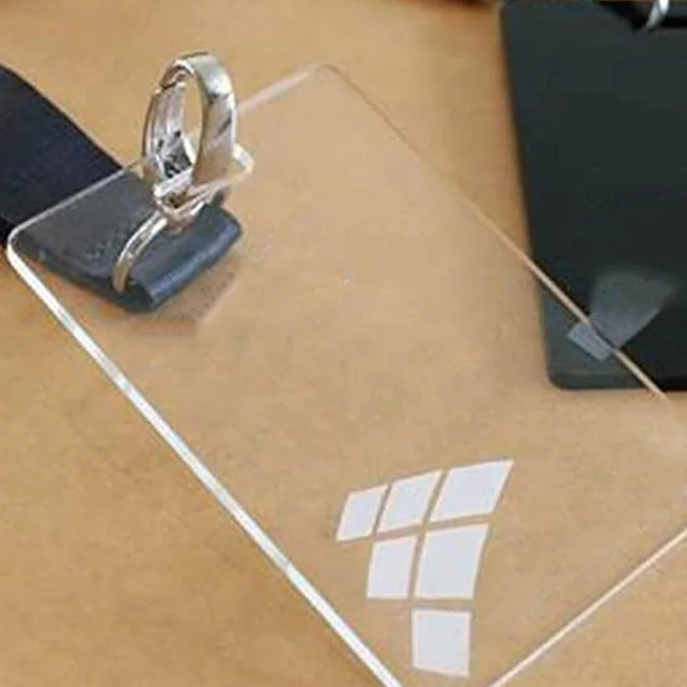 

4pcs Clear Acrylic Sheets For Diy Crafting Projects Transparent Picture Frame Panels Craft Acrylic Blanks Multi-Use Decor