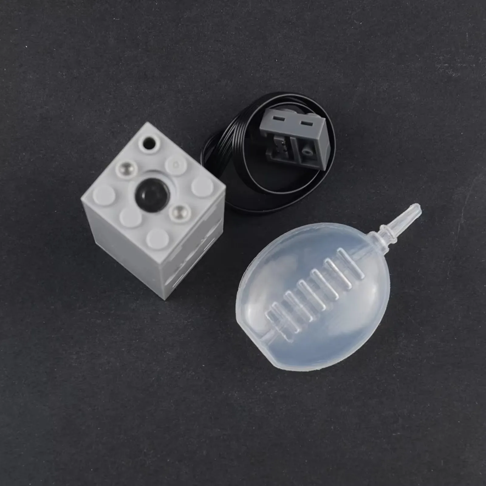 Motor de pulverizador de fumaça Mould King Fogger para modelos de trem de blocos de construção MOC com função de ciclo automático