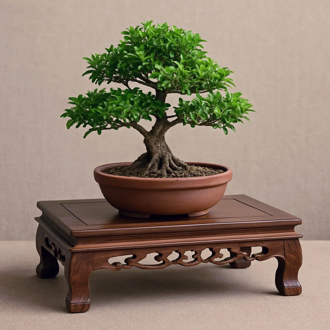 Wooden Miniature Table Furniture Set Pedestal Stand for Coffee Tea Vase Bonsai Plant Flower Pot Sorting Base for Figurines