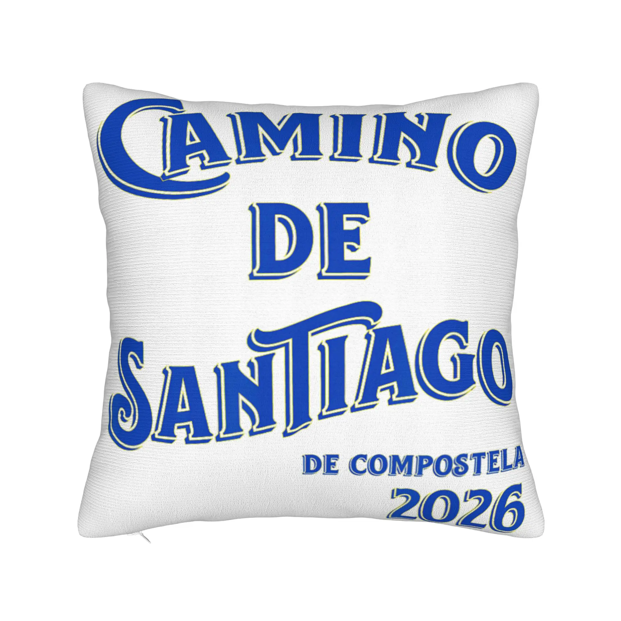 Decorative Pillowcases Camino de Santiago 2026  Merch Home  Throw Pillow Case Cover Square Style Multiple Sizes