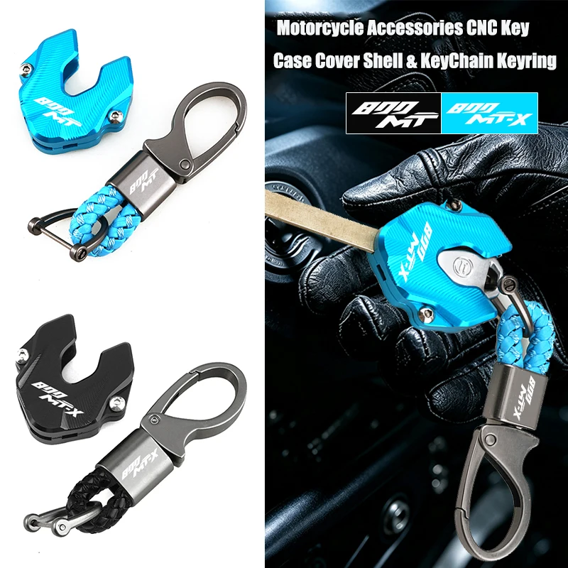 2026NewForCFMOTO800MTMT800CFMOTO800MT/MTX800MTXMotoAccessoriesAluminumCNCKeyCaseShellCoverKeyChainKeyRing