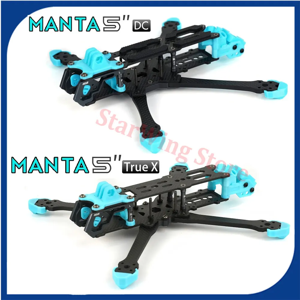 Axisflying MANTA5 5inch 238mm FPV Freestyle Ture X/DeadCat DC Type Frame Kit for DJI O3 Air Unit