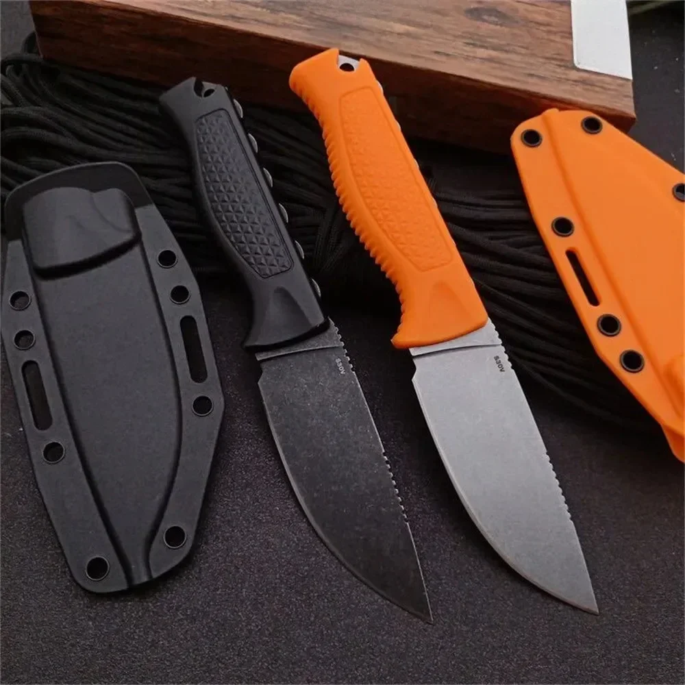 BM 15006 Survival Fixed Blade Knife CPM-S30V Blade Nylon Fiber Handle Outdoor Hunting Tactical Self-defense Knives With Sheath