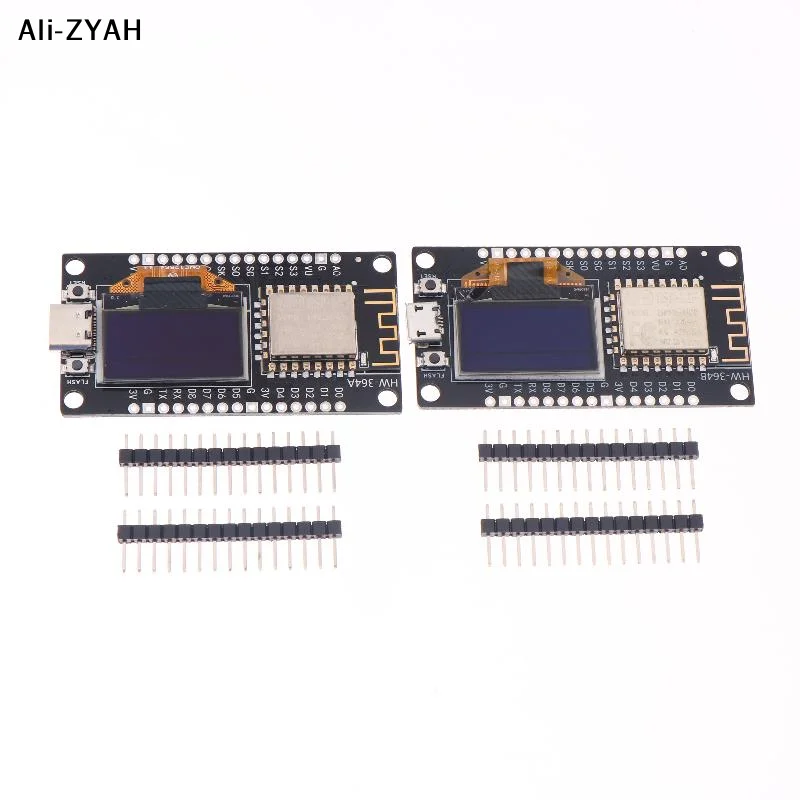 

(YY)1Pc New ESP8266 Development Board Integrates 0.96 Inch OLED Display W/Protector Case CH340 ESP12E WiFi Wireless Module TypeC