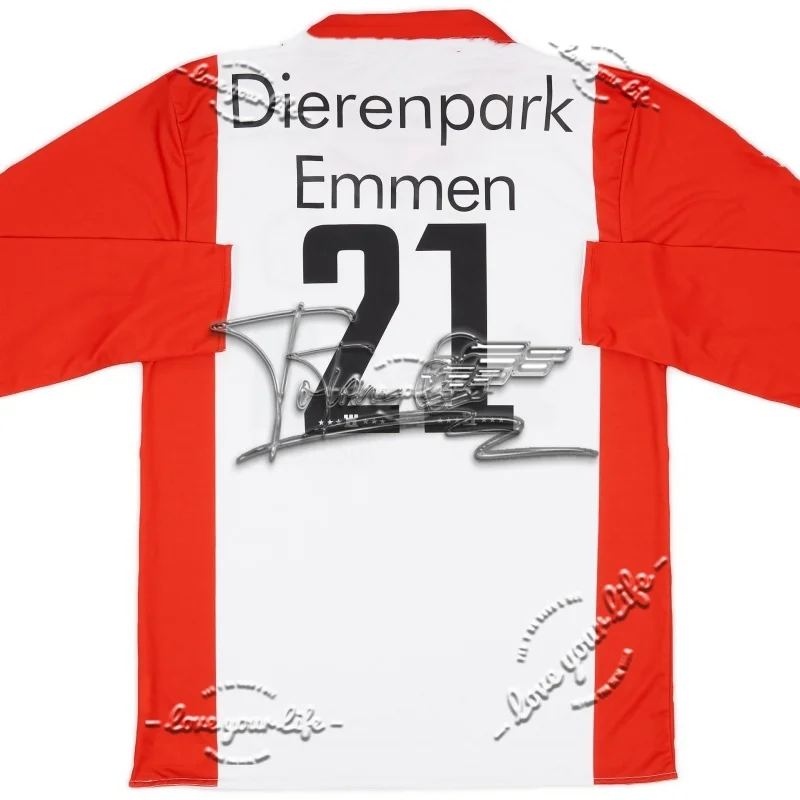 

motorcycle Emmen Football Club 2012-13 season home jersey casual long sleeve