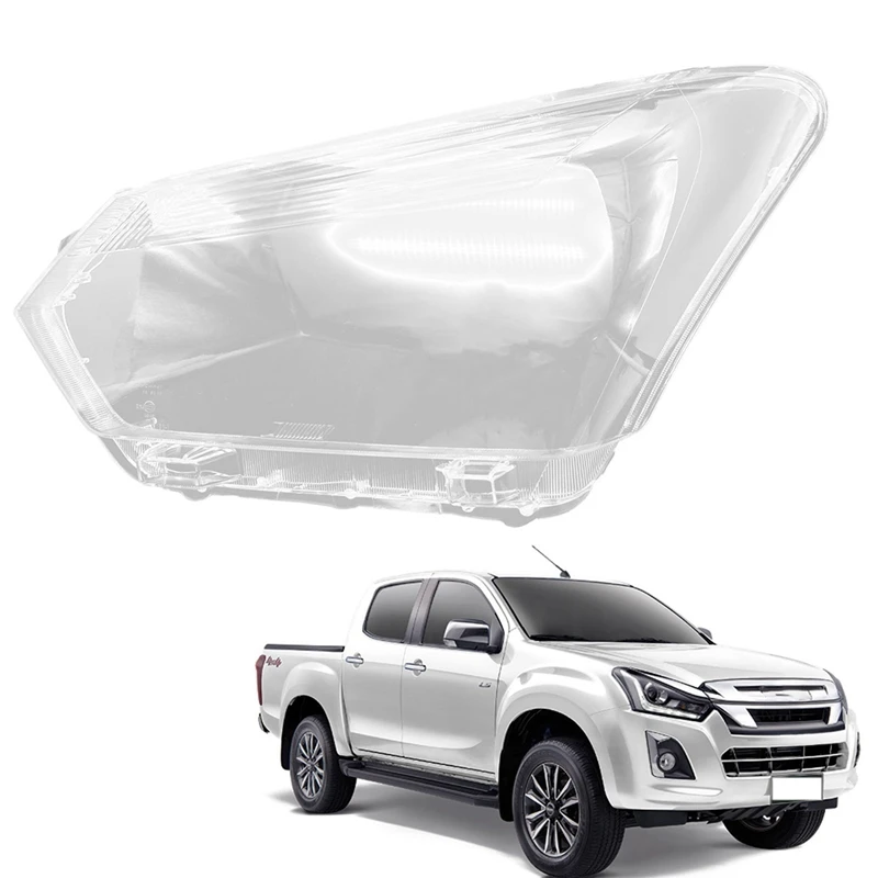 Headlight Cover Transparent Headlight Lens Headlight Shell For Isuzu D-MAX 2019 2020 2021