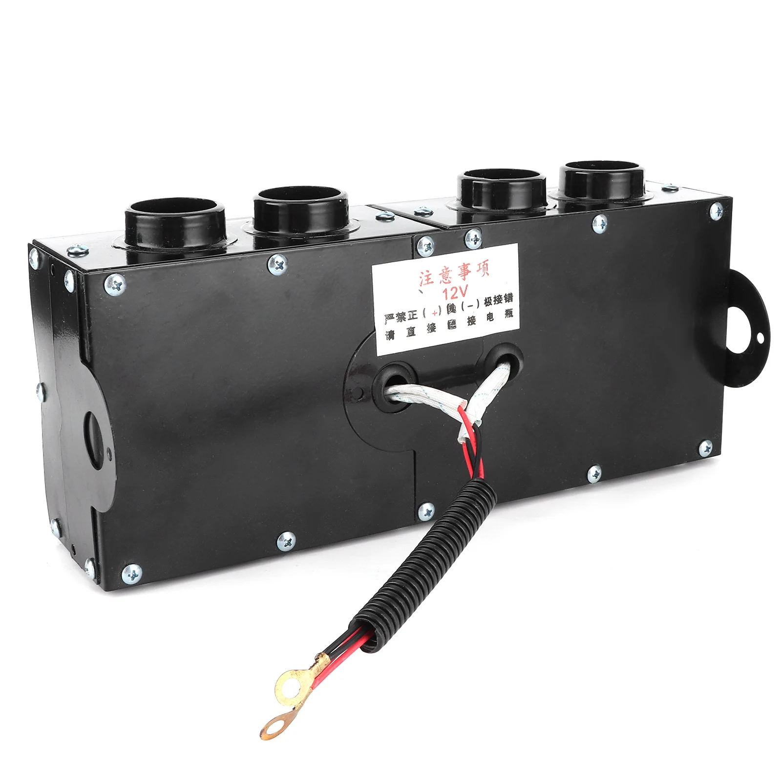 Car Heater Defogger Auto 4 Hole Heating & 4 Fan 12V Defroster Defogger 800W Car Demister 80°C Remove Fog Car Accessories