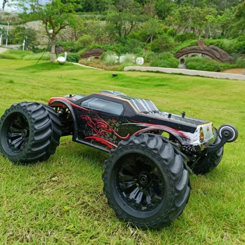 1:10 Scale รถบรรทุกวิทยุความเร็วสูง 4x4 Off Road รถบรรทุกมอนสเตอร์รีโมทคอนโทรลของเล่นขยายเวลาวิ่งและ Super Function