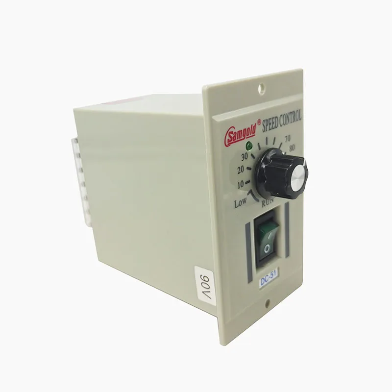 Input AC110V DC motor speed controller permanent magnet brush motor controller output 24V36V60V 90V emergency stop