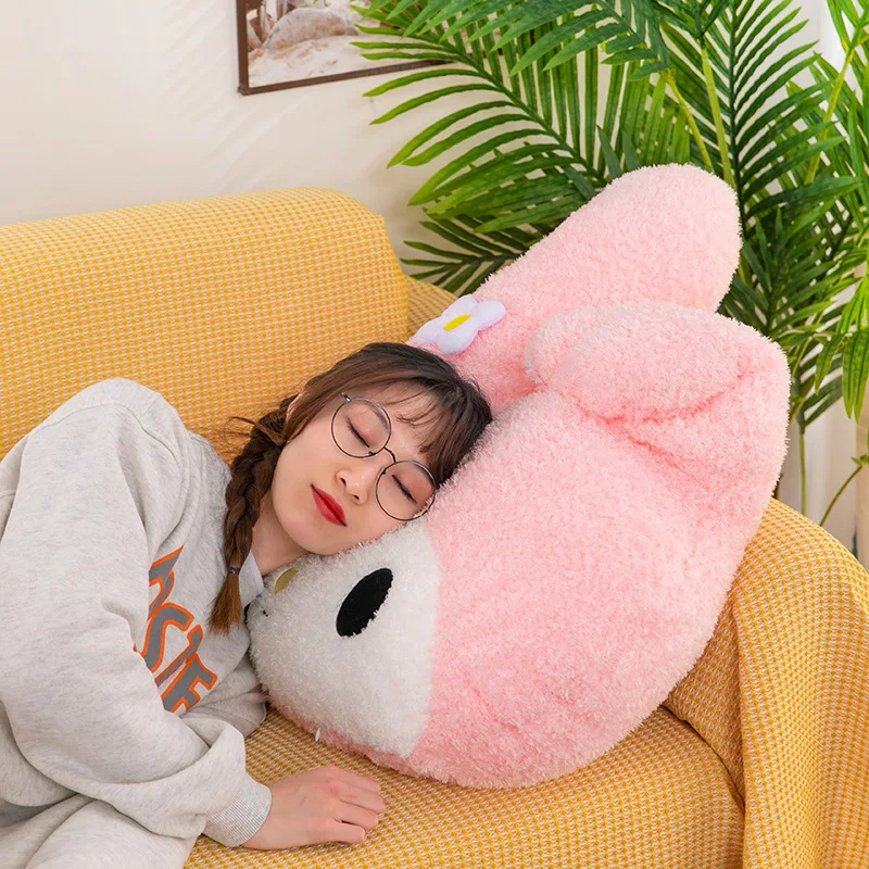 Oversized Hello Kitty Stuffed Animals Pillow Cushion Cute Cartoon Sanrio Doll Sofa My Melody Present Kuromi Kawaii Plush Toys