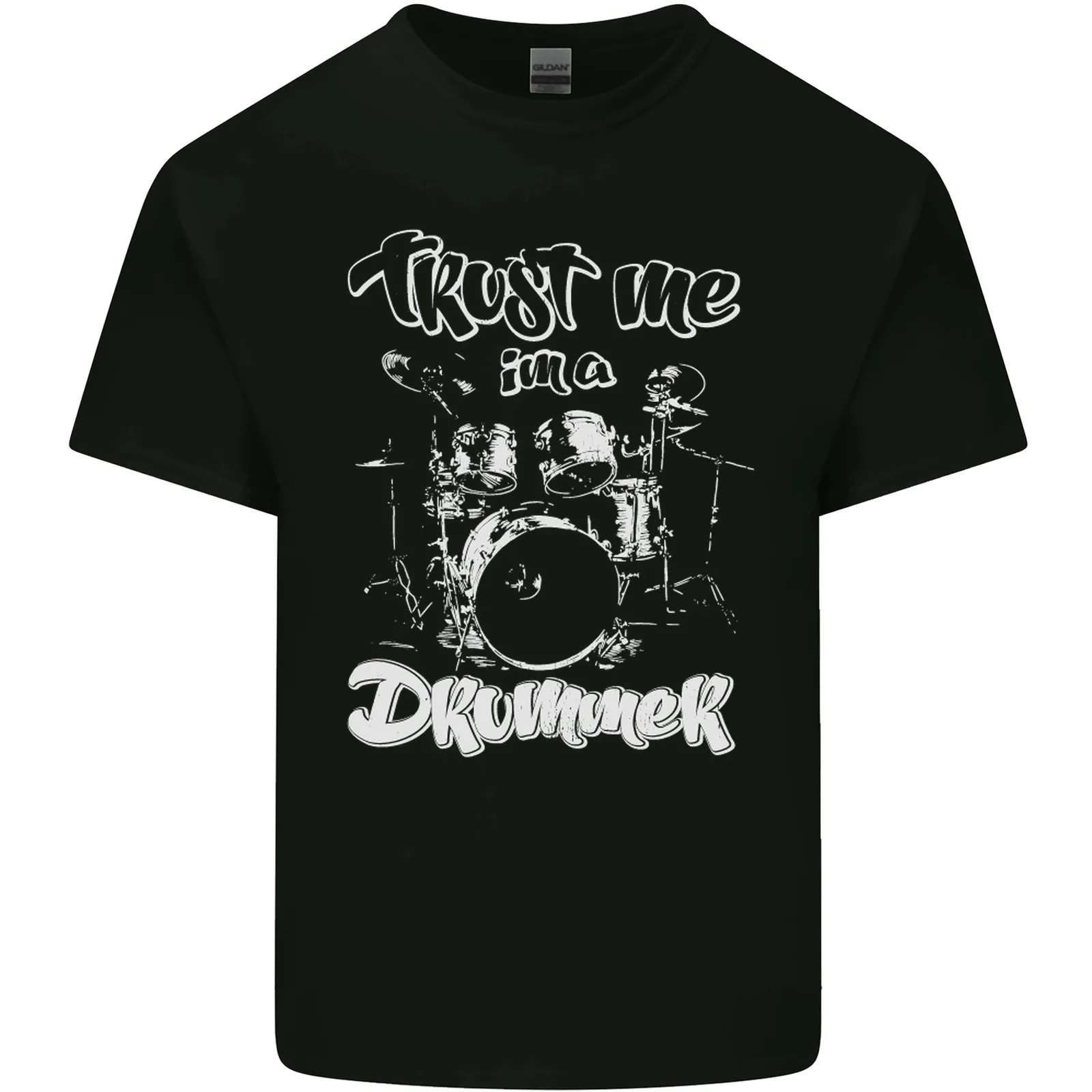 

Trust Me Im a Drummer Funny Drumming Drum Kids T-Shirt Childrens