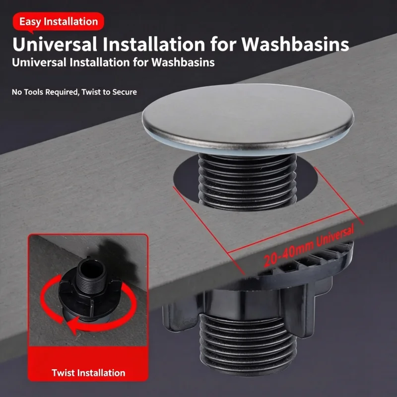 Kitchen Sink Tap Hole Blanking Plug Anti-leakage Faucet Hole Cover Water Stopper Drainage Seal Washbasin Decorative Plug