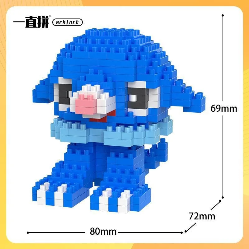 Pokemon Bausteine Kleine Cartoon Mini Block Pikachu Charizard Eevee Mewtwo Anime Montieren Action Modell Puppen Jungen Spielzeug – Detail 4