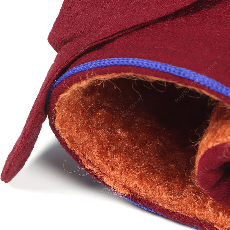 الشتاء الراهب التبتي لاما تنورة سميكة النمط التبتي الملابس الدينية التقليدية ملابس التبت البوذية