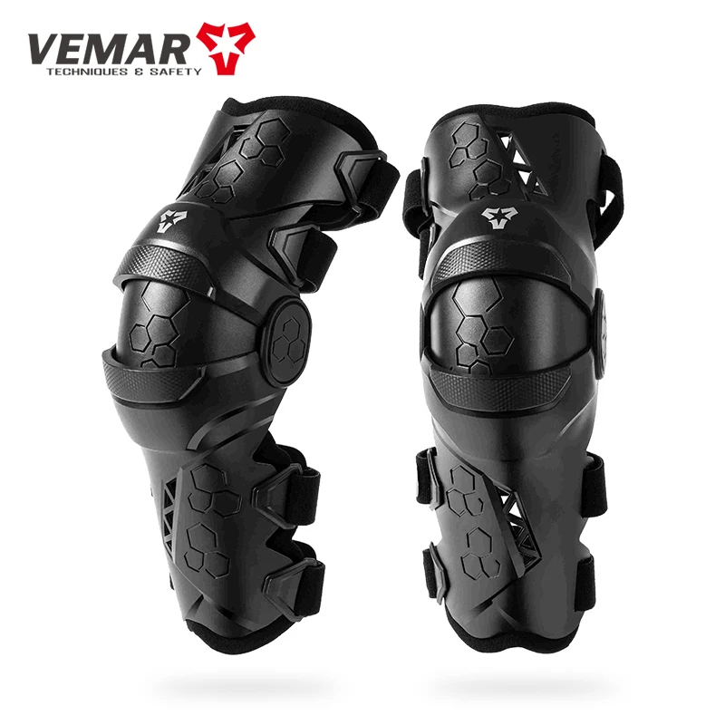 Motorcycle Knee Pads Guards, Breathable Ventilated Protective Gear for Men, Anti-Fall Riding Knee Braces, All-Season Motorbike E