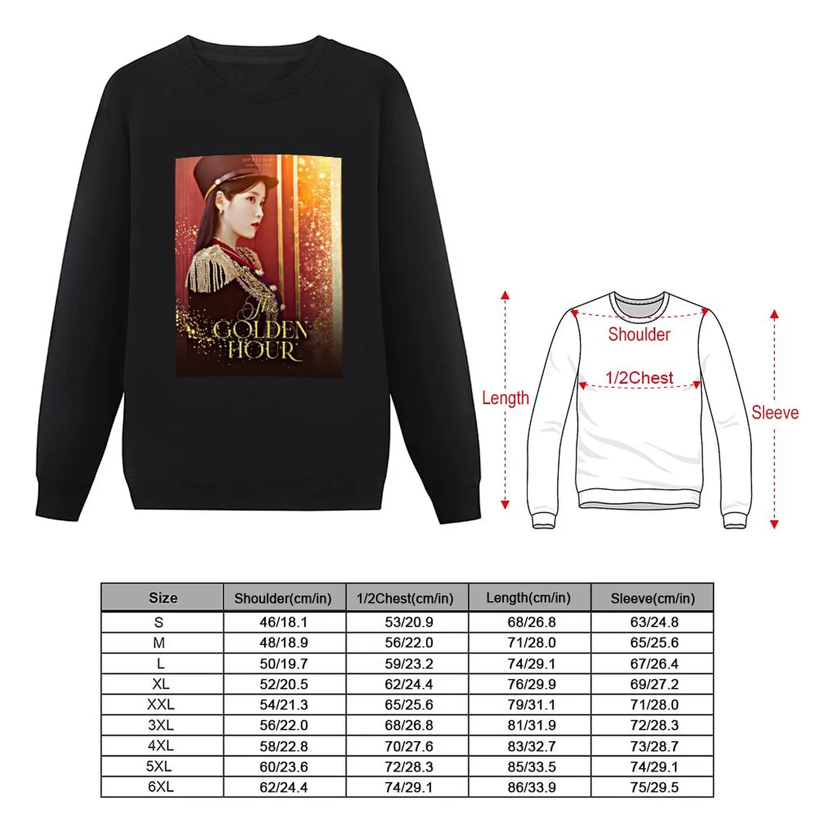 the golden hour iu Pullover Hoodie men clothing men's sweatshirts