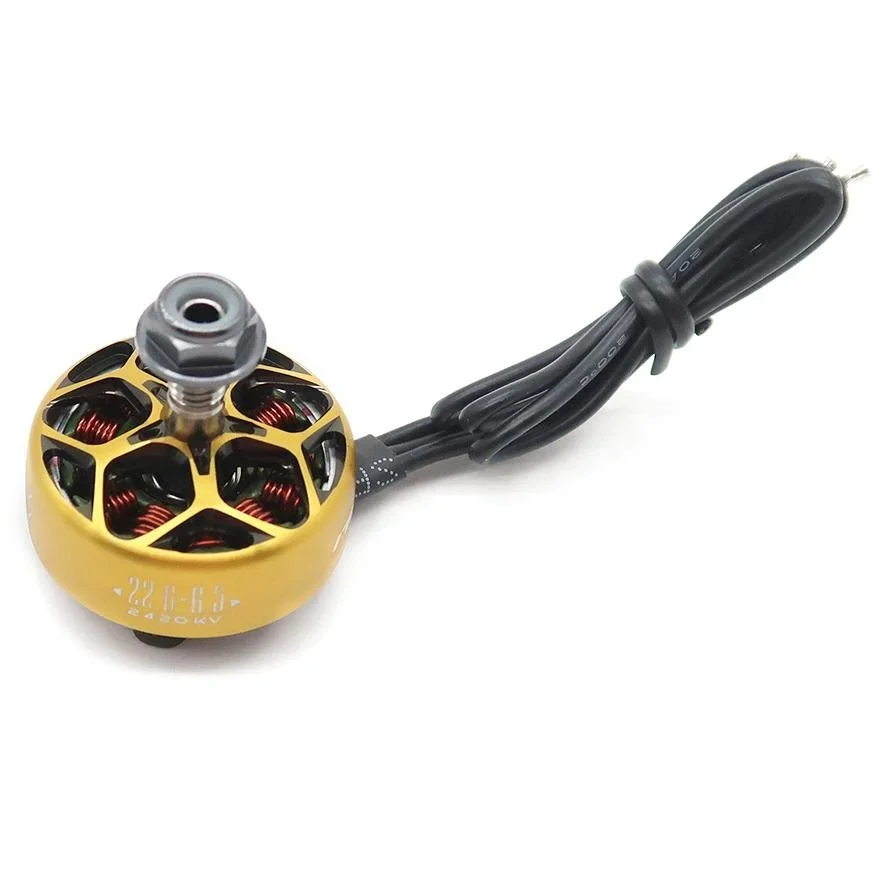 VoltSRCINPOWER WASP MAJOR 1860KV 2020kv 2420KV 6S Brushless Motor 22.6mm Doameter 6.5mm 22.6-6.5 Length for RC FPV Racing Drones