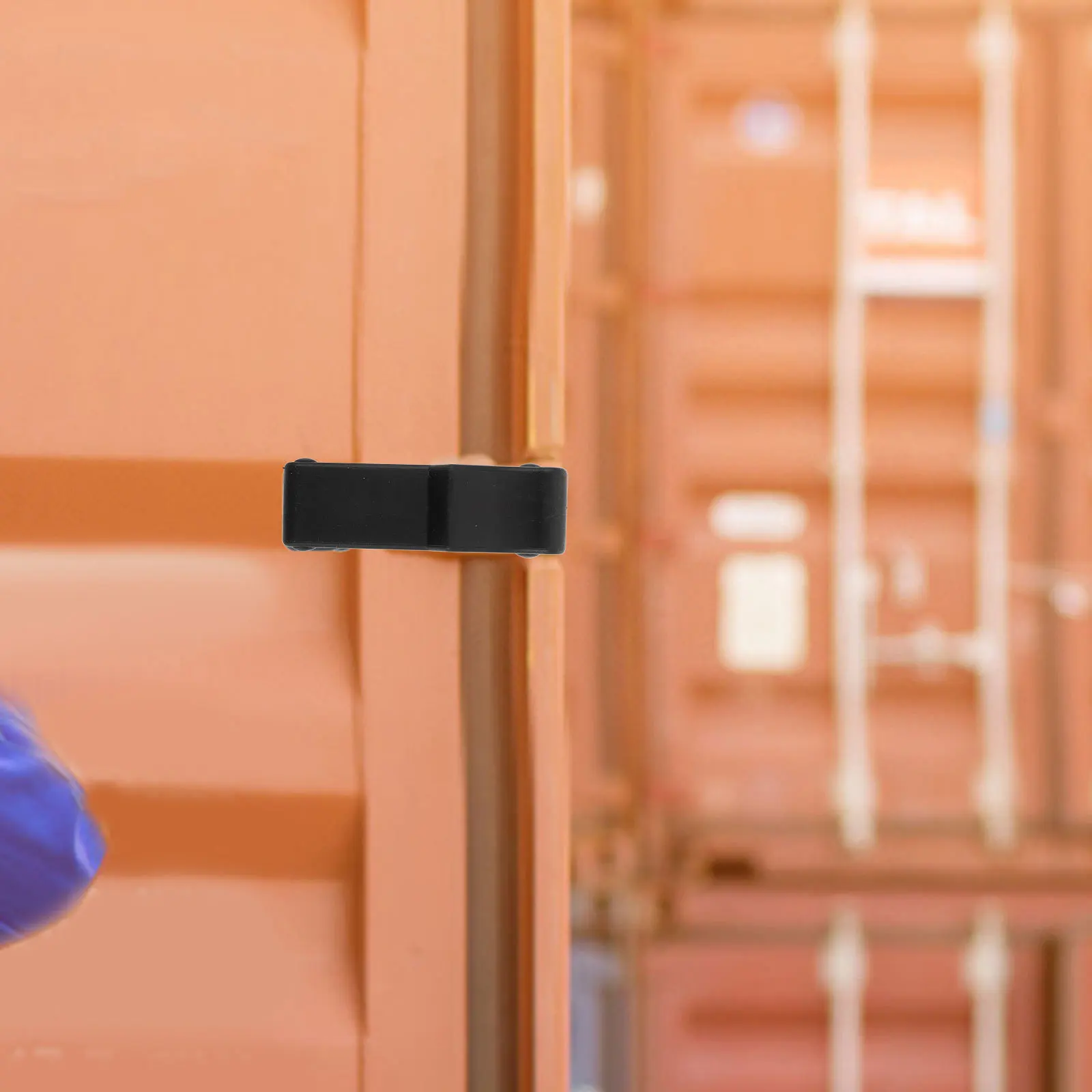 

Rubber Electric Control Cabinet Door Latch Black Durable Rv Boat Trailer Compartment Lock Door Latches Secure Box Latch