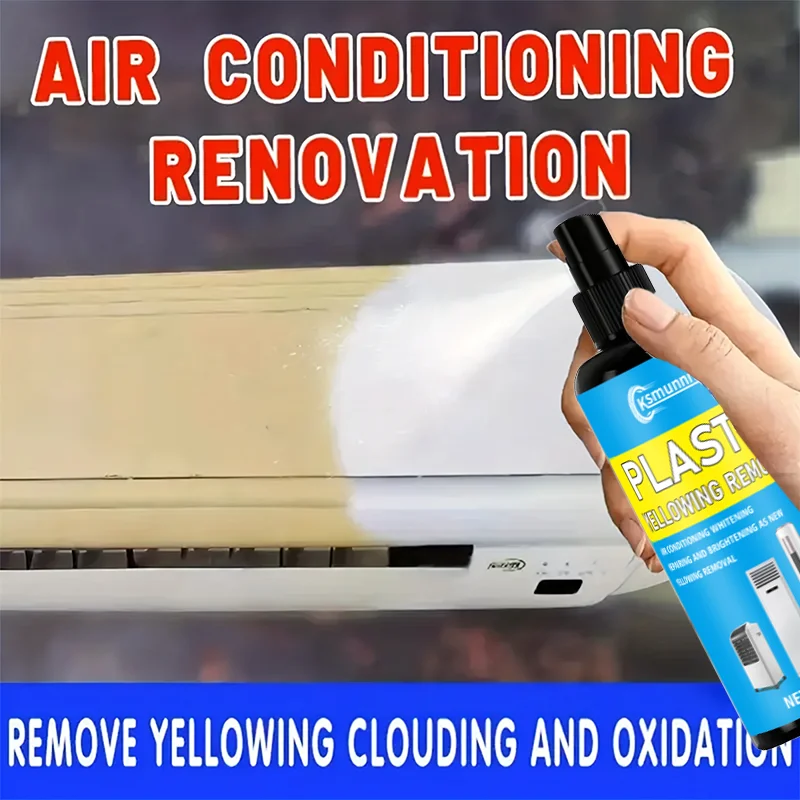 Plastic and Rubber Yellowing Remover and Air Conditioning Repair Agent - Instantly Remove Oxides, Scratches and Discoloration