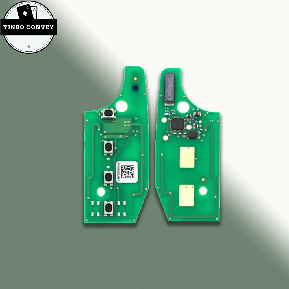 YINBO Smart Remote Key 4 Buttons 433Mhz ID4A/MQB48 Chip For Jeep Renegade 2016 2017 2018 FCCID:2ADFTFI5AM433TX SIP22 Blade