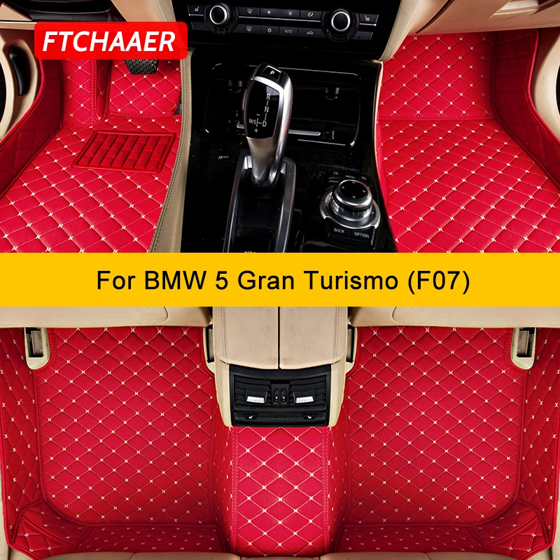 

FTCHAAER Custom Car Floor Mats For BMW 5GT Gran Turismo F07 2009-2017 Auto Carpets Foot Coche Accessorie