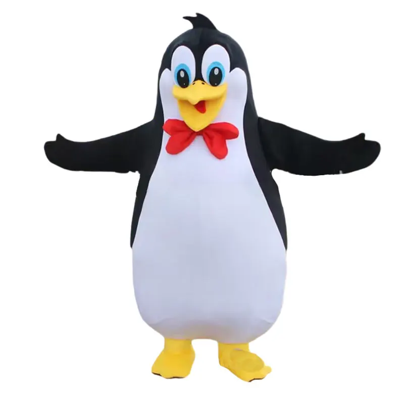 New Plush Panda Mascot Costume Funny Penguin Doll Costume Christmas Halloween Cartoon Panda Cosplay Set