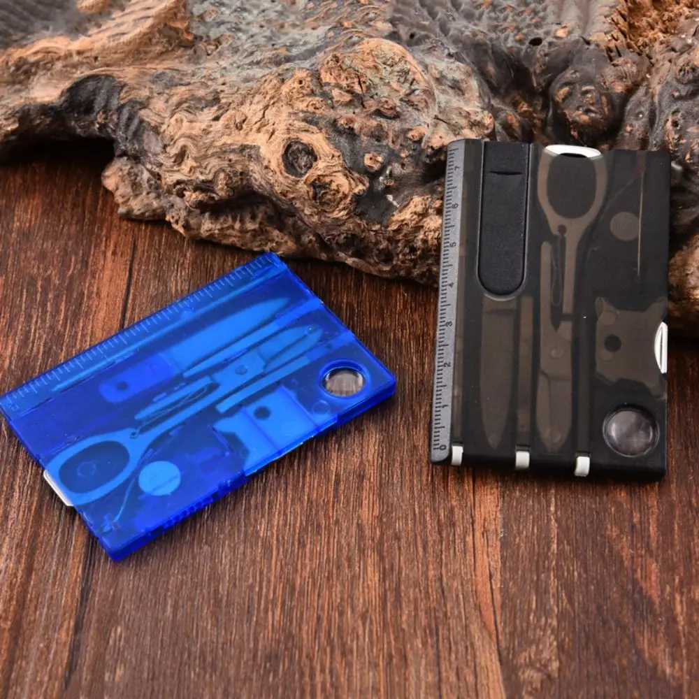 Ultra Thin Outdoor Multi Tool Pocket 12 in 1 Outdoor Gadget Card Type Multipurpose Multi-function Tool Card