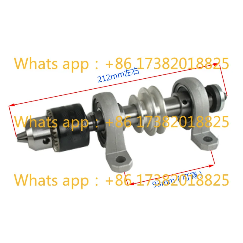 Woodworking Simple Miniature Lathe Spindle Bead Machine Chuck Spindle Lathe Spindle