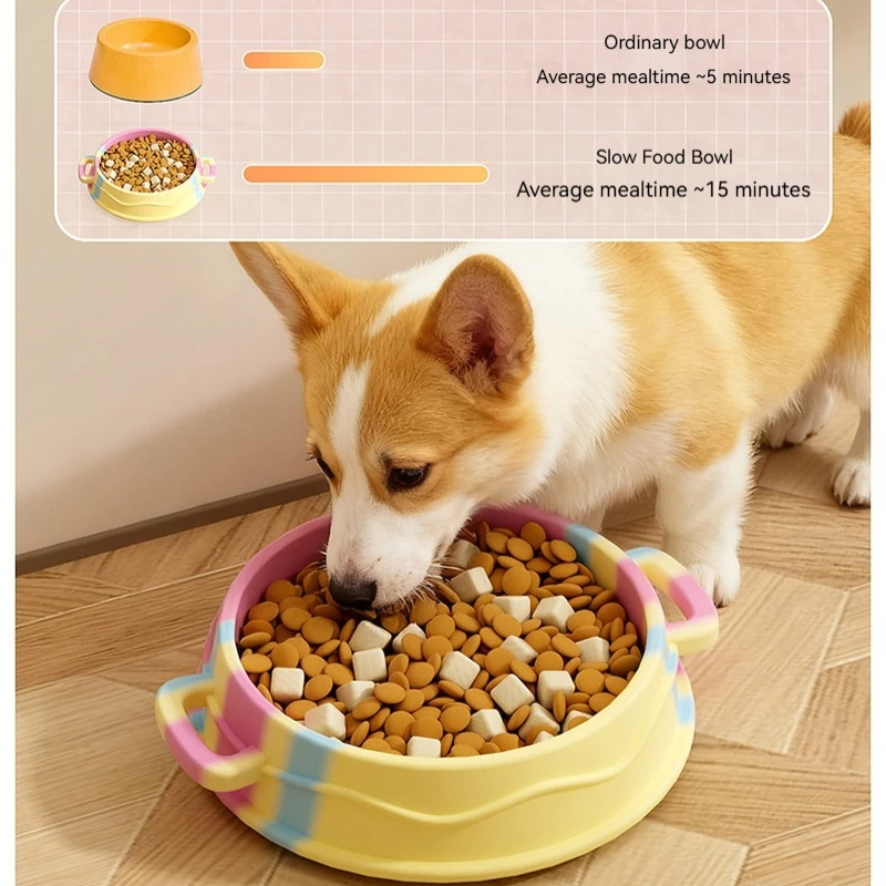 Silicone Slow Feeder Bowl Anti-Choke Portable Food Mat For Small Dogs Fashionable With Multiple Styles Wholesale Pet Supplies