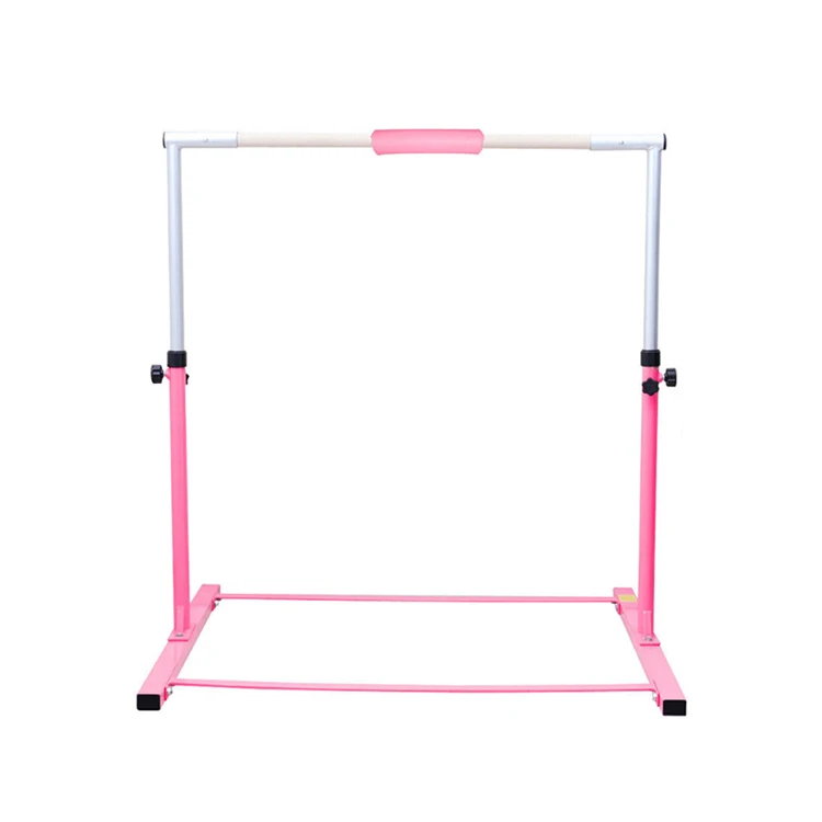 

Factory Supply Mini Fitness Gymnastics Height Adjustable Horizontal Bar for Kids
