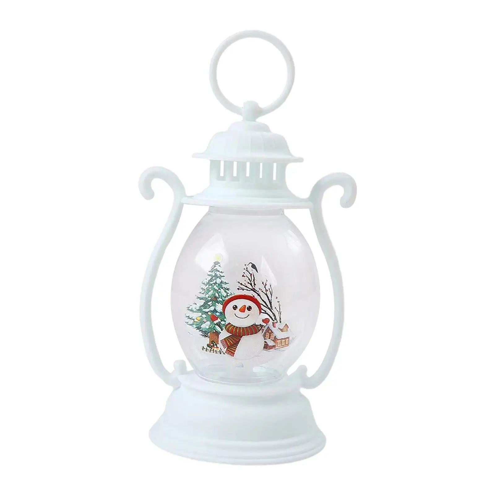 Mini Christmas Lantern LED Nightlight Children Birthday Gift Battery Operated Night Lamp for Table Desktop Fireplace Home Decor