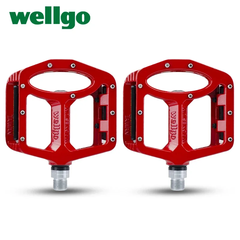 Wellgo MG-1 MTB Bike Pedal 2 Sealed Bearings Mountain Bike Cycling Magnesium/Aluminum Alloy Bicycle Pedal