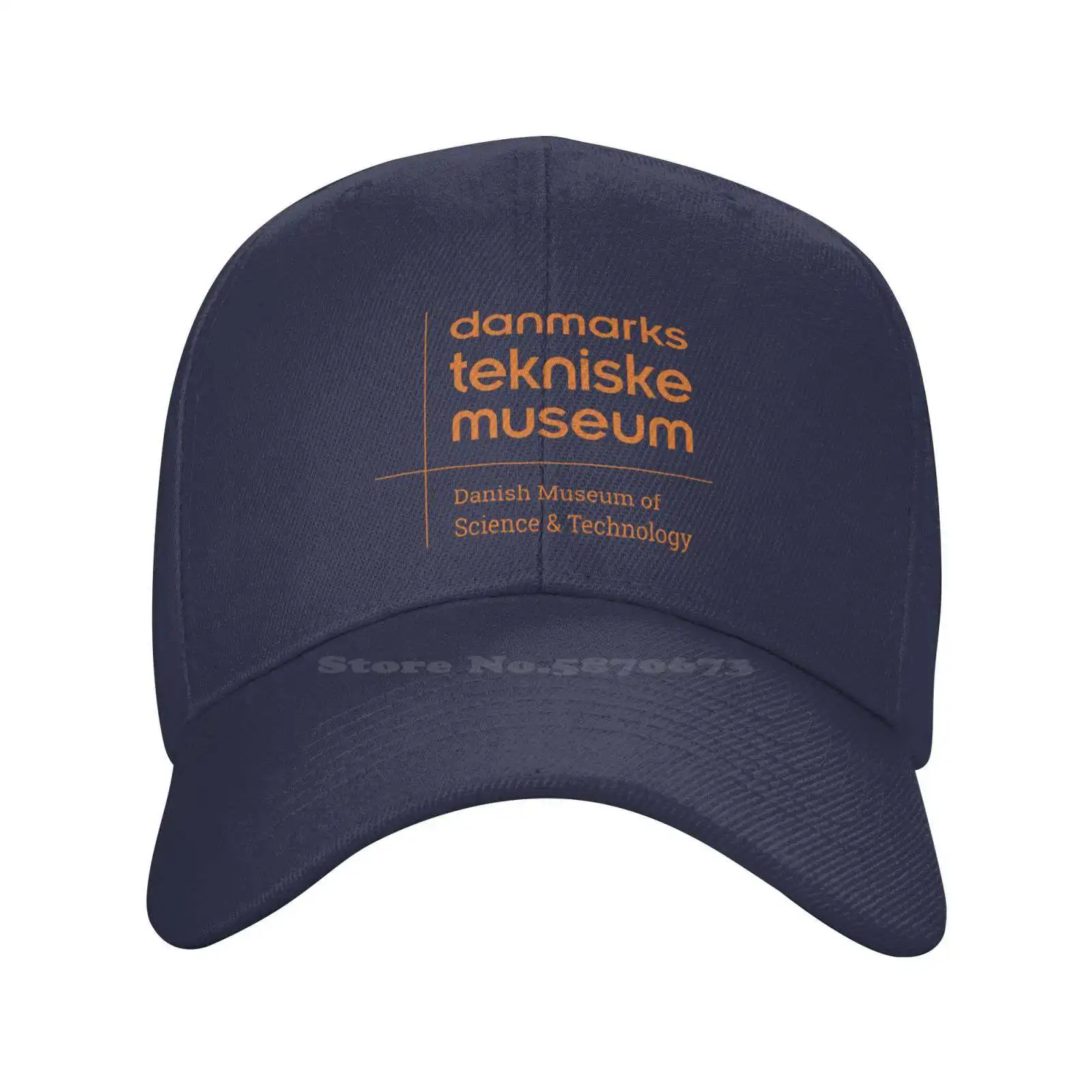 Danmarks Tekniske Museum Top Quality Logo Denim cap Baseball cap Knitted hat