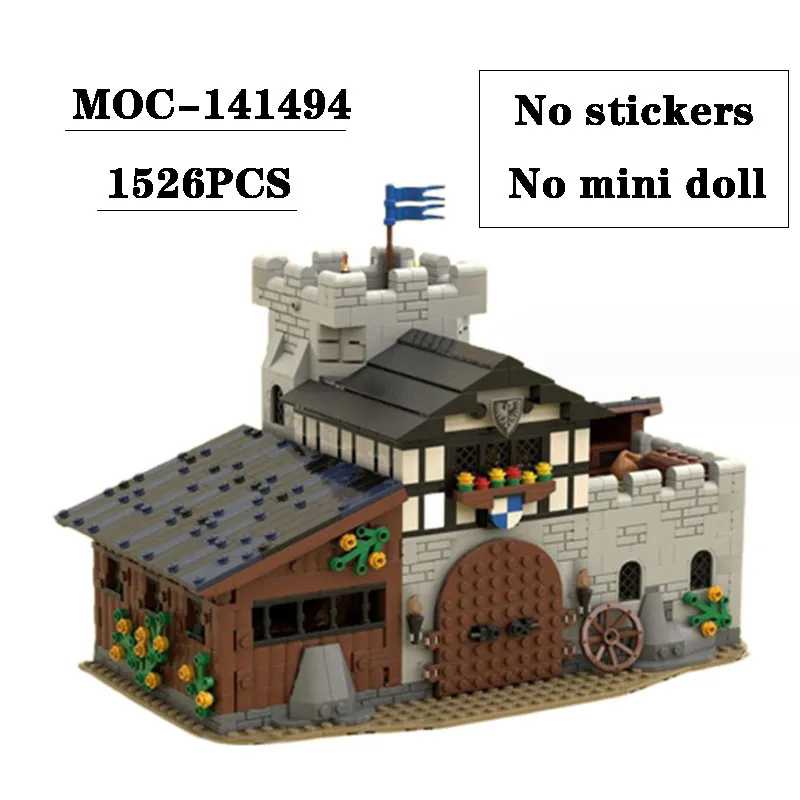 Building Block MOC-141494 Falcon Stable Castle Building Model 1526PCS Adult  Child Puzzle Education Birthday Christmas Toy Gift