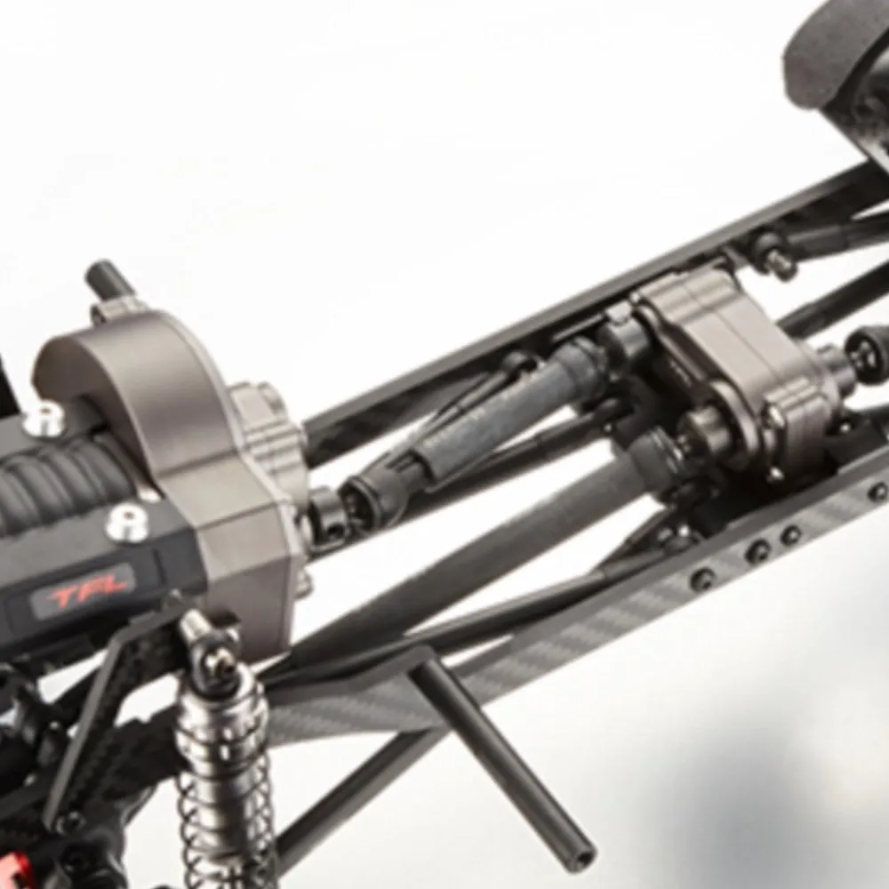 

TFL 1/10 RC Car Remote Control Crawler KIT D110 CNC Metal Chassis 334MM WB W Shell Outdoor Toys For Boys Gift TH01740