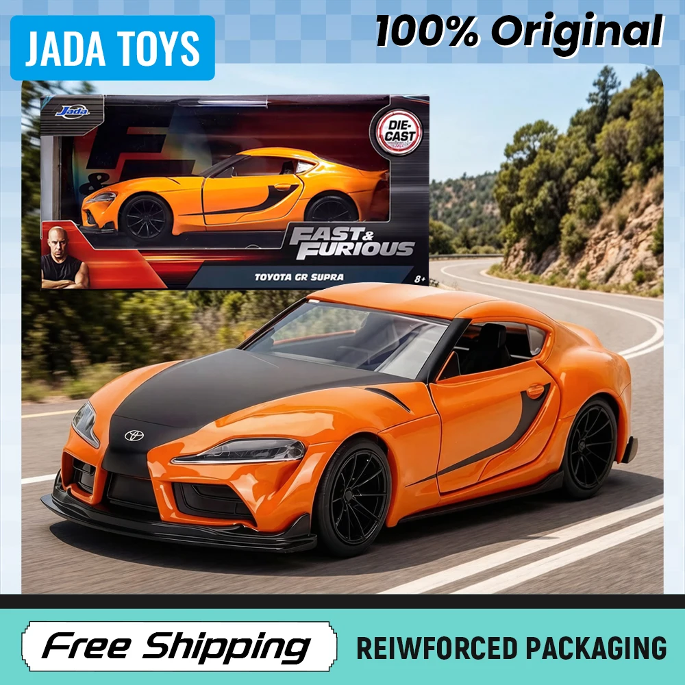 En Stock JADA 1:32 Fast & Furious 2020 Toyota GR Supra, Modelo de Auto de Aleación Fundida a Presión, Juguetes Originales, Regalos Coleccionables