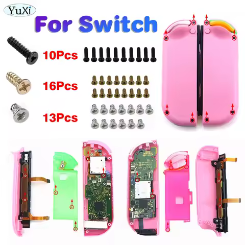 1Set Screws Replacement For Nintend Switch Joy-Con NS Controller Left Right L R Handle Cross + Type Screws Repair Kit