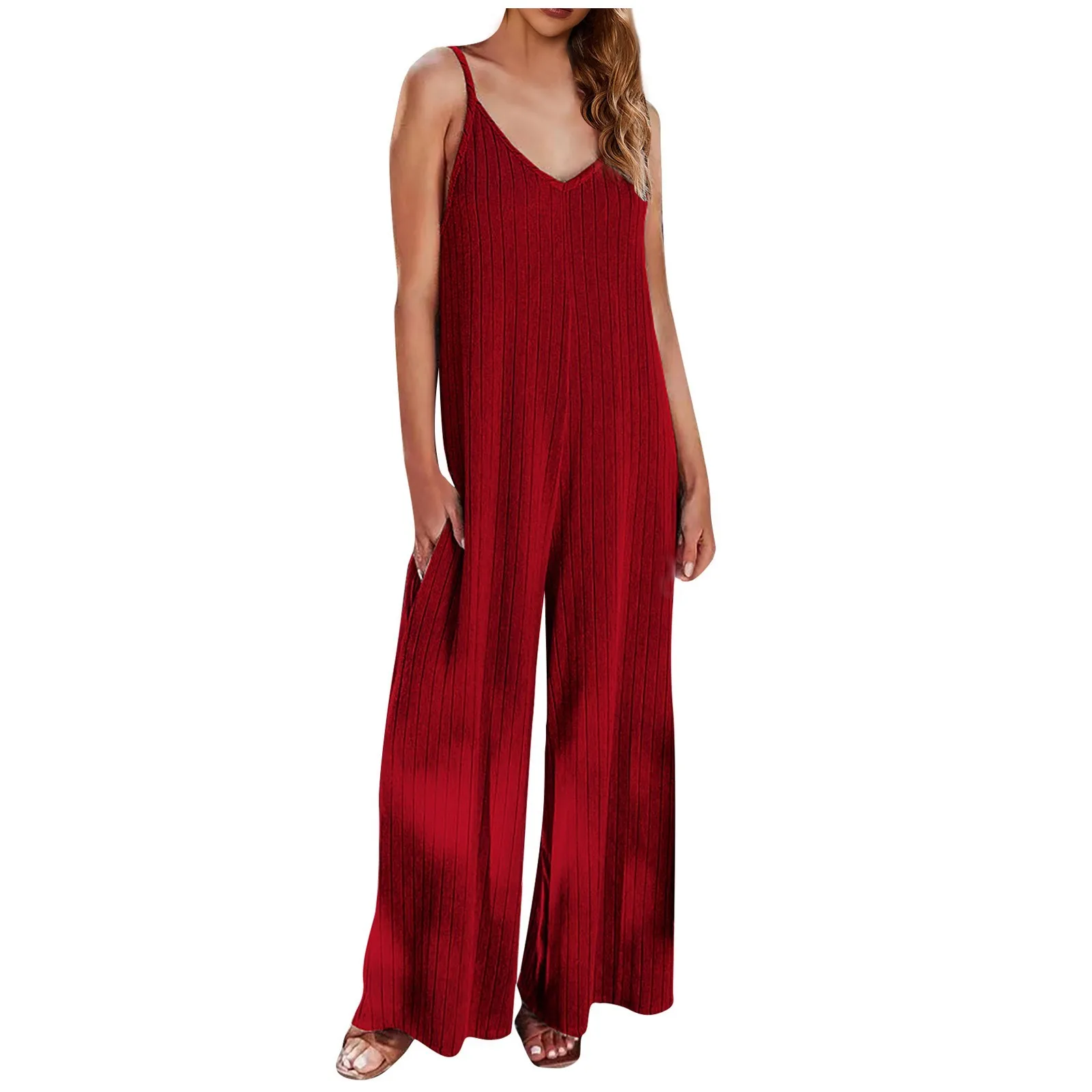 romper for women New Jumpsuit Women's Cross border Summer Female Thread Backless Solid Color Sexy jumpsuit ropa para mujer