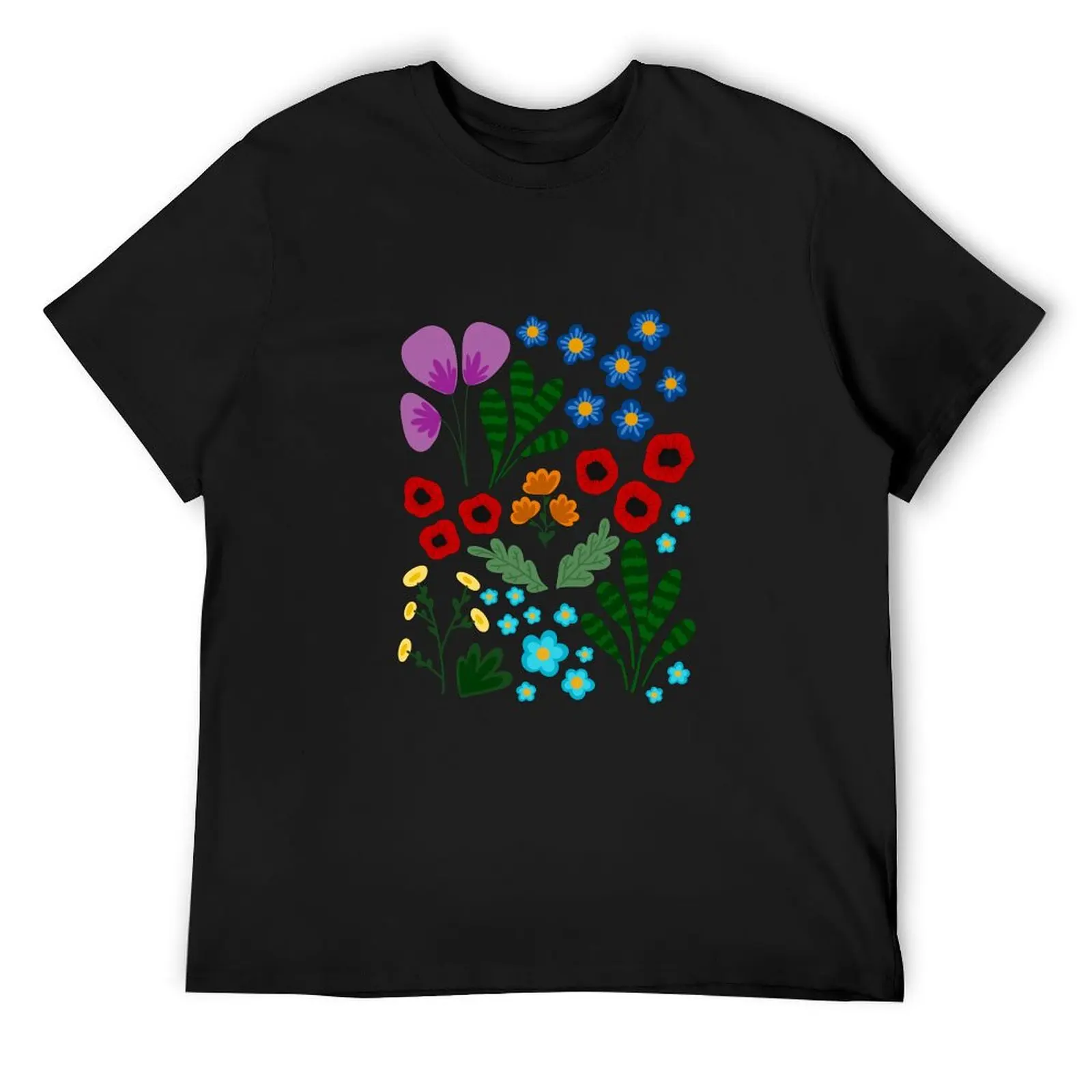 abstract floral pattern T-Shirt