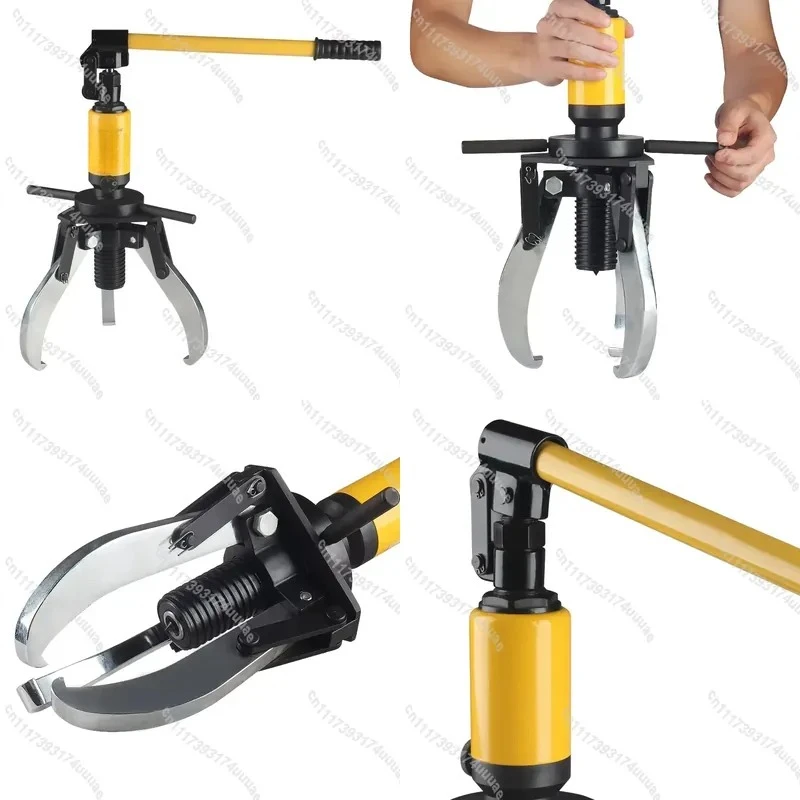 Self-Locking Adjustable Hydraulic Puller Integral Bearing Removal Tool for Heavy Duty Mechanical Repair and