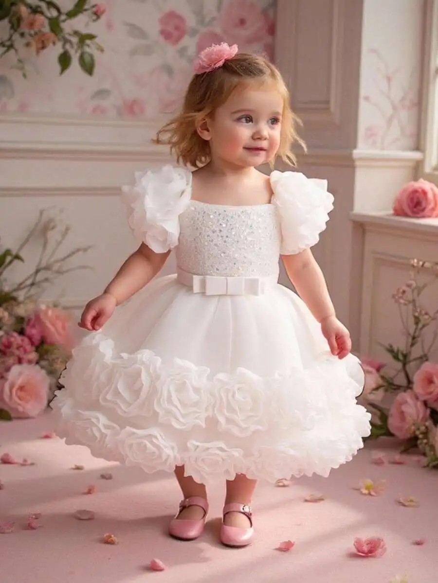 

Sequined Tulle Tutu Evening Dress For Formal Party Birthday