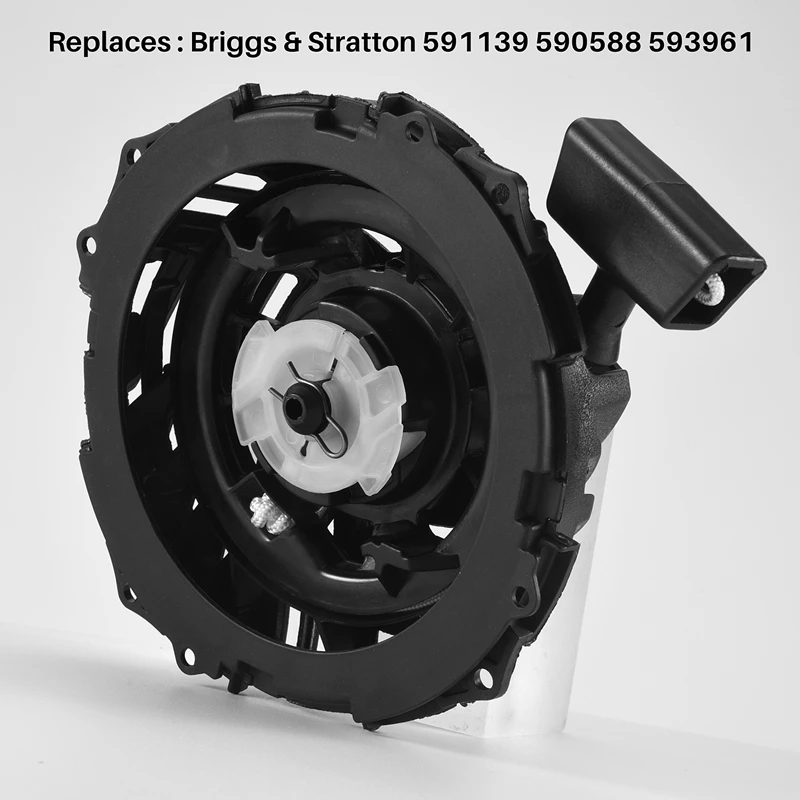 Recoil Pull Starter Assembly Power Engine Machine Tools Lawn Mower Parts Compatible For Briggs Stratton 590588 500E