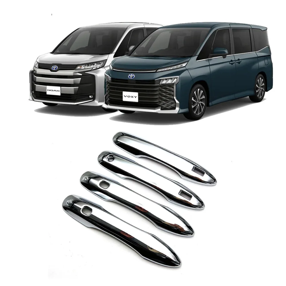 For Toyota 22 Voxy modified exterior door electroplated handle cover Noah 90 series dedicated handle decorative strip