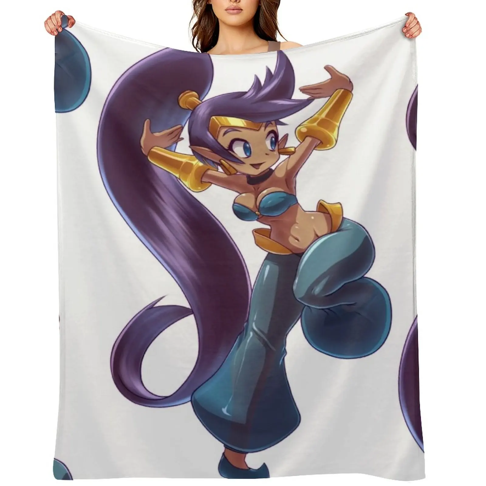 

Shantae dancer - blue Throw Blanket Cute Heavy bed plaid Weighted Blankets