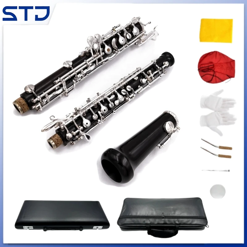 

Oboe C Key Semiautomatic Oboe with E Key Composite wood C Key Oboe Silver Plated Semi-Automatic Oboe Concertos