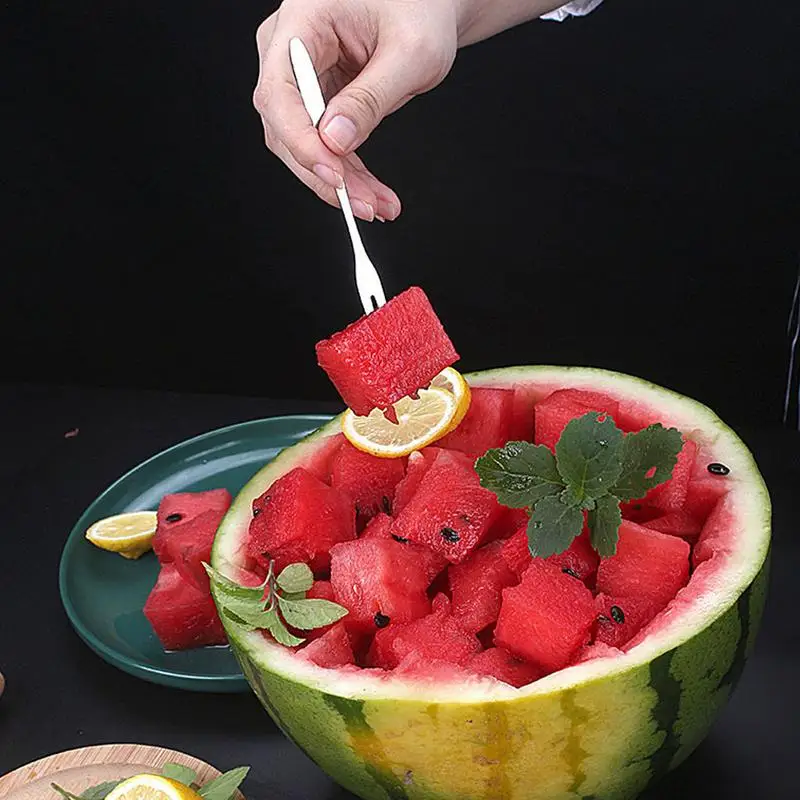 Watermelon Slicer Cutter Watermelon Windmill Cutter With 5 Fork Food Grade Windmill Fruit Slicer Ergonomic Watermelon Tool For