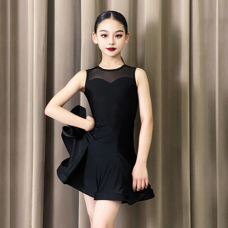 

Latin Dance Fringe Dress Customized Tango ChaCha Samba Performance Costumes for Adult and Children's Latin Competition Clothing