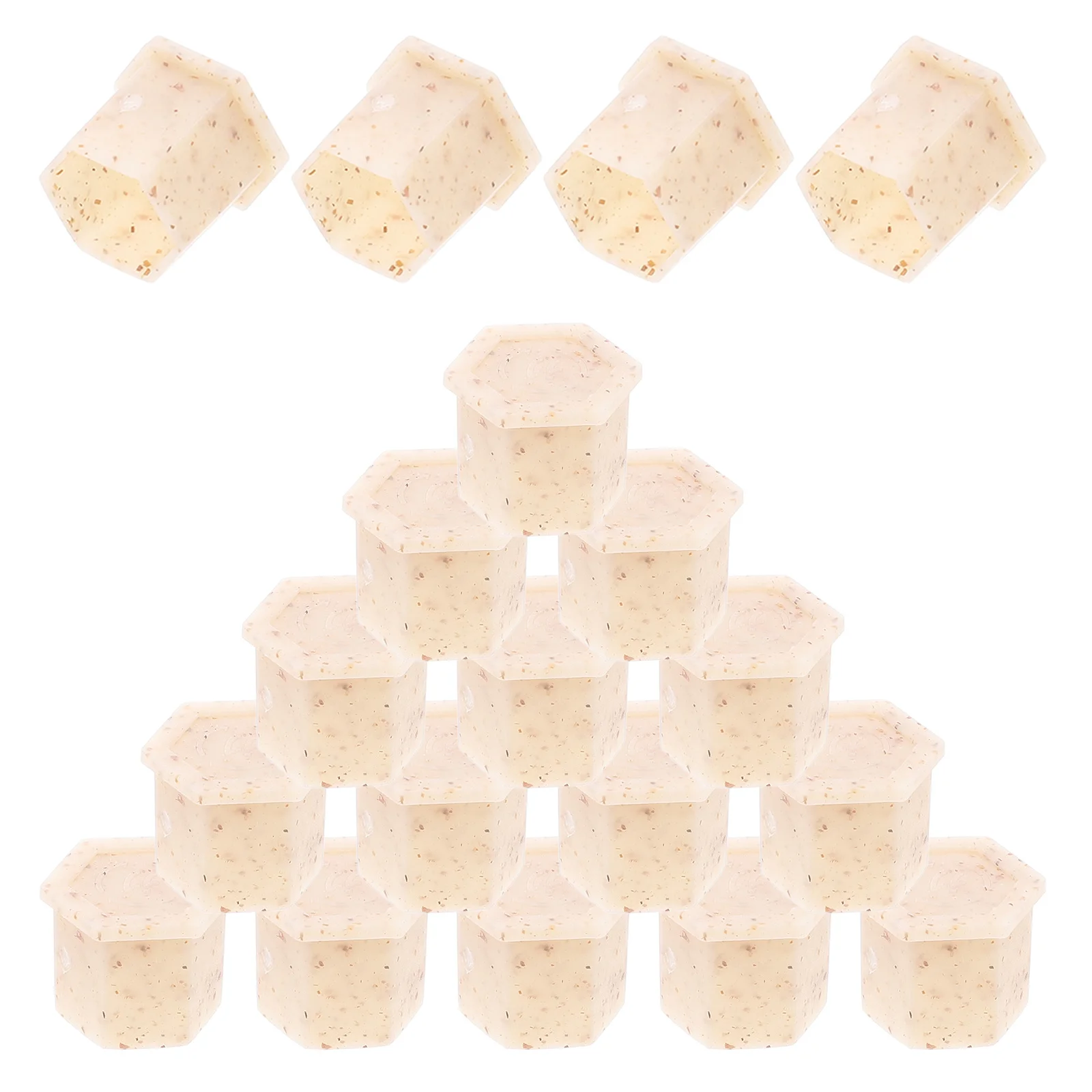 

200 шт. маленькие чашки для чернил для татуировки с основанием, герметичные чашки для хранения пигментов для салонов, макияжа и татуировок