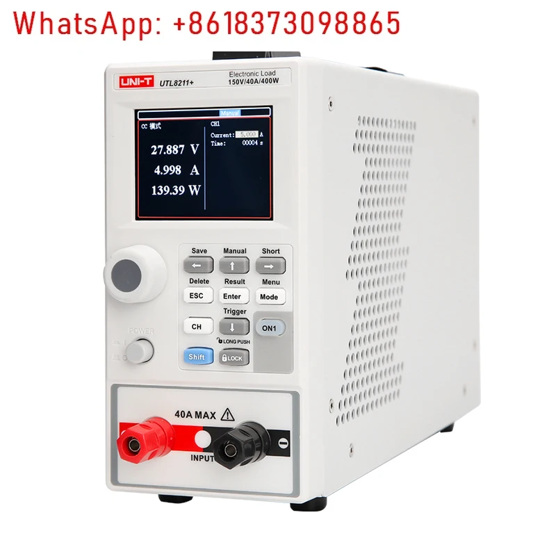 UTL8212 + High Precision Programmable DC Electronic Load Meter Dual Channel Current Power Supply Tester